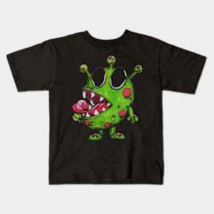 Alien With Lollypop Kids T-Shirt